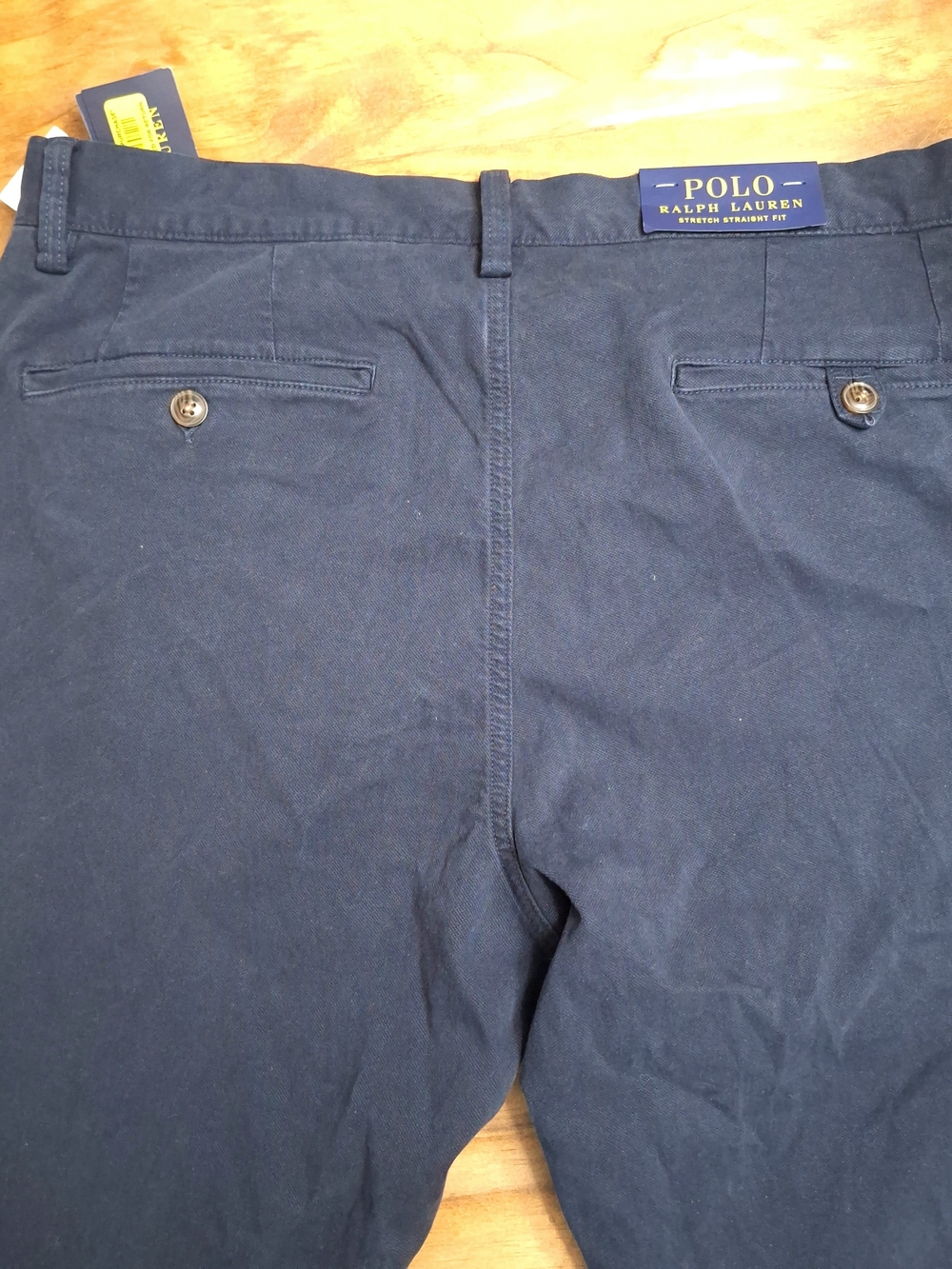 NWT Polo Ralph Lauren Navy Stretch Straight Fit Pants 35/32 - Picture 4 of 10